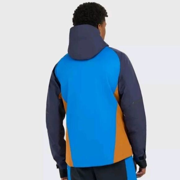 Ski-Doo NWT Size 2XL Men's BC Kona Waterproof Deep Snow Snowmobile Jacket Blue - Picture 3 of 9